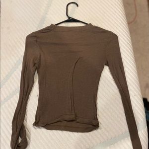 Green Urban Outfitters Long Sleeve Tee